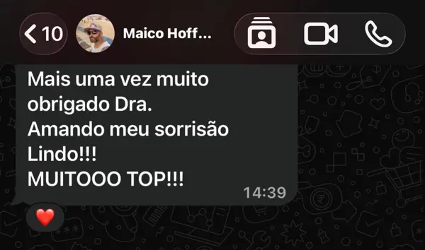 Depoimento real de paciente 7