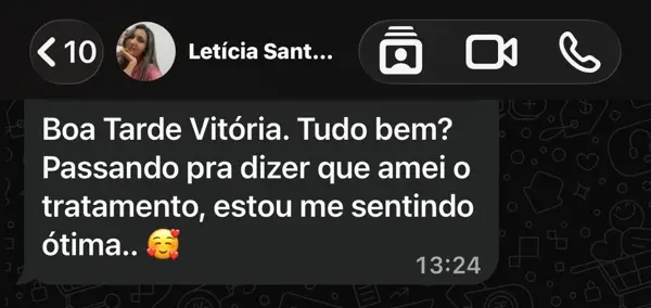 Depoimento real de paciente 8